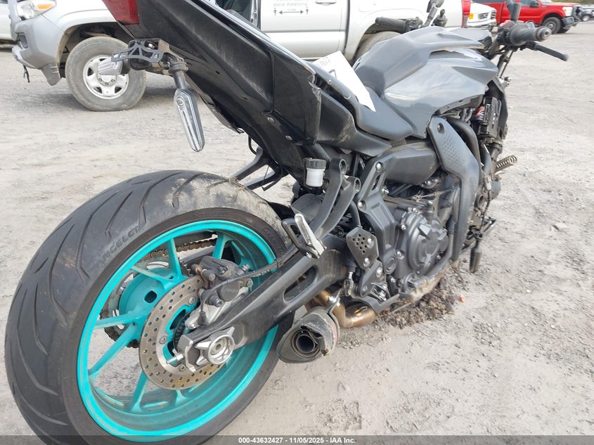 2022 Yamaha Mt07 VIN: JYARM32E5NA004077 Lot: 43632427
