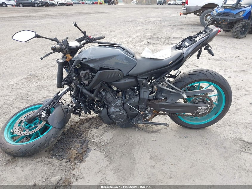 2022 Yamaha Mt07 VIN: JYARM32E5NA004077 Lot: 43632427