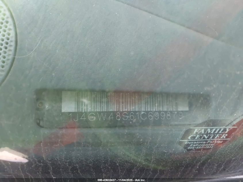 2001 Jeep Grand Cherokee Laredo VIN: 1J4GW48S61C699879 Lot: 43632437