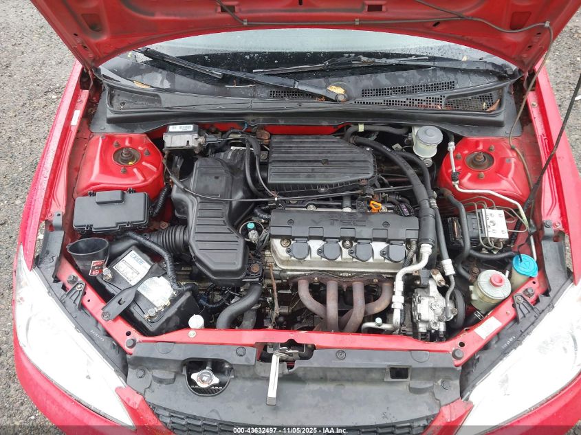 2005 Honda Civic Ex VIN: 1HGEM22925L004057 Lot: 43632497