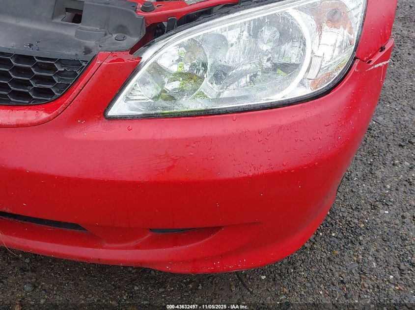 2005 Honda Civic Ex VIN: 1HGEM22925L004057 Lot: 43632497