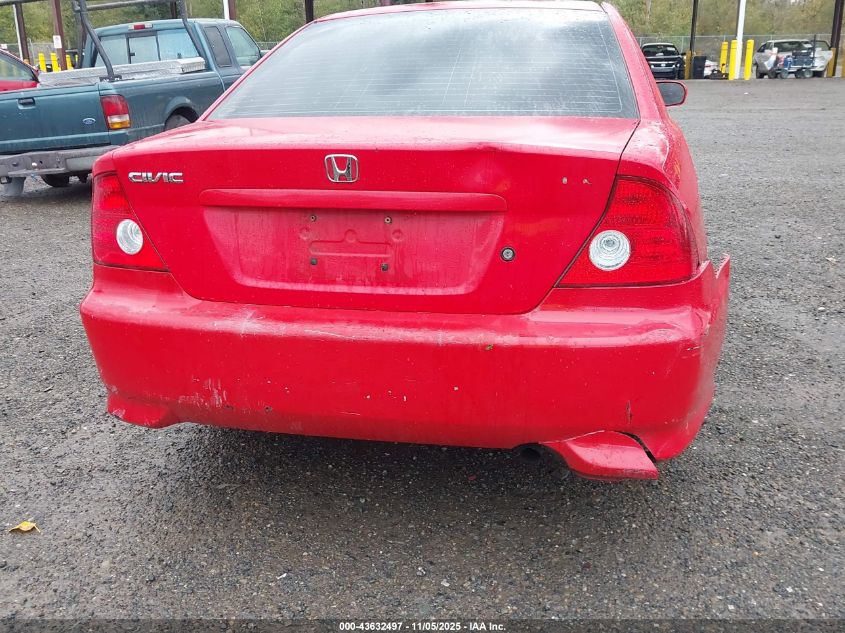2005 Honda Civic Ex VIN: 1HGEM22925L004057 Lot: 43632497