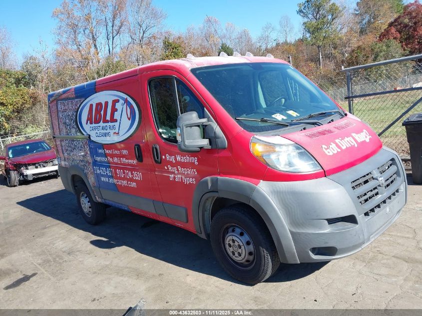 2014 Ram Promaster 1500 Low Roof VIN: 3C6TRVAG4EE118957 Lot: 43632503