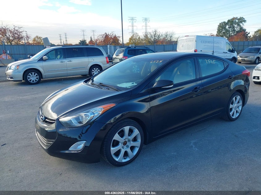 5NPDH4AE6CH141299 2012 HYUNDAI ELANTRA photo no. 2
