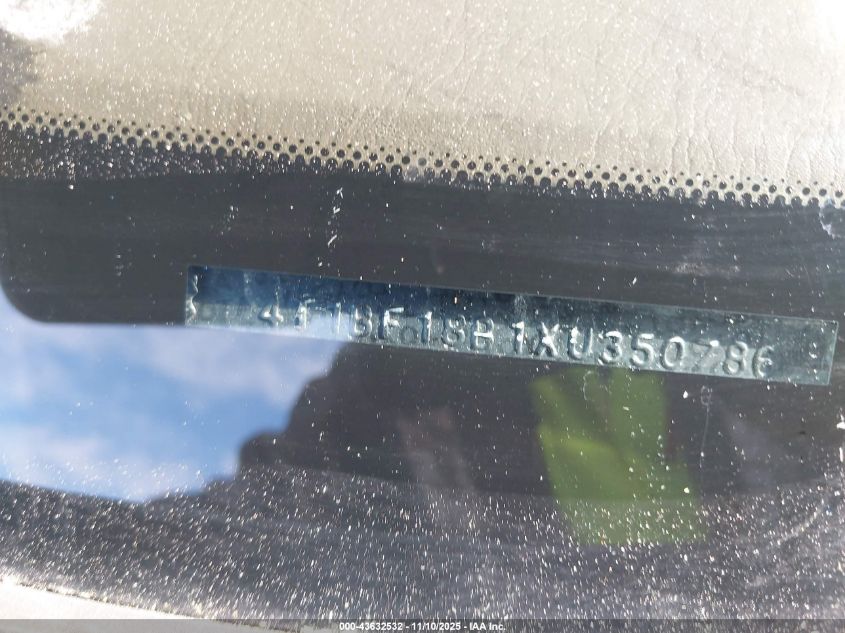 1999 Toyota Avalon Xl VIN: 4T1BF18B1XU350786 Lot: 43632532