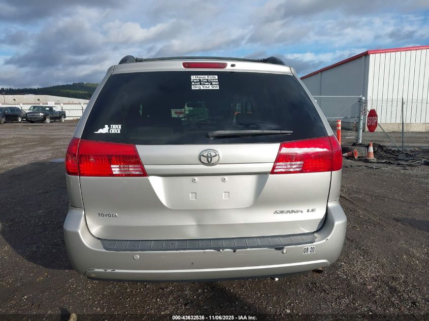 2005 Toyota Sienna Le VIN: 5TDZA23C25S302254 Lot: 43632536