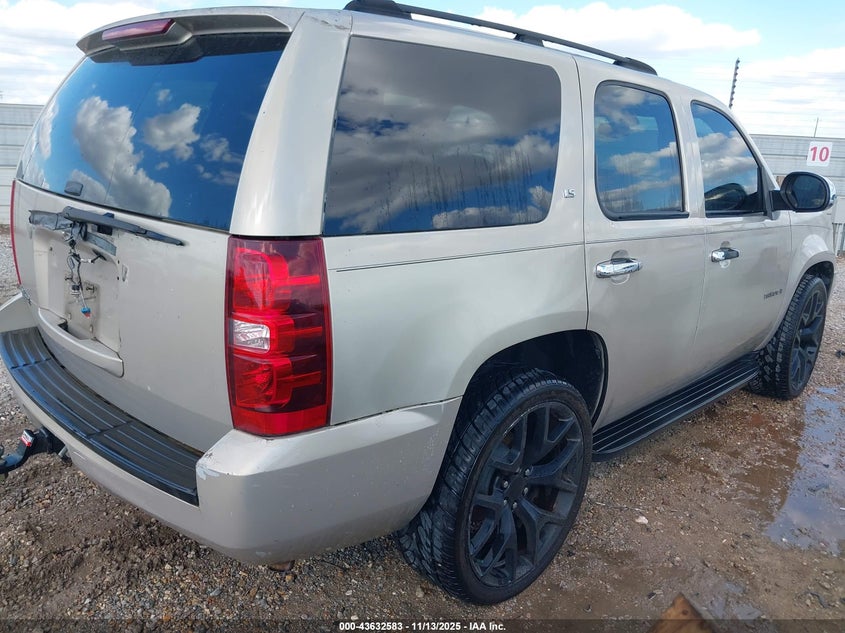 1GNEC13J57R119019 2007 CHEVROLET TAHOE photo no. 4