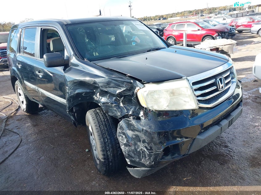 2014 HONDA PILOT LX - 5FNYF3H25EB010458