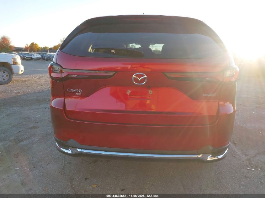 2024 Mazda Cx-90 3.3 Turbo Premium Plus VIN: JM3KKEHD4R1175616 Lot: 43632658