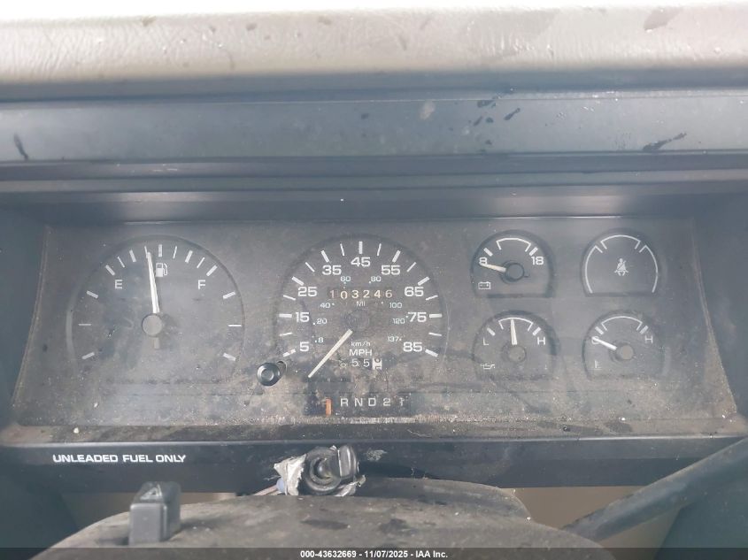 1991 Dodge Dakota VIN: 1B7FL26X5MS332298 Lot: 43632669