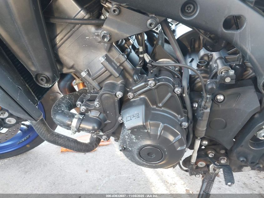 2022 Yamaha Mtt09 Gt VIN: JYARN74E3NA001972 Lot: 43632687