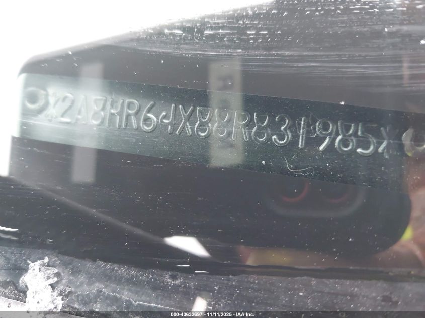 2008 Chrysler Town & Country Limited VIN: 2A8HR64X88R831985 Lot: 43632697