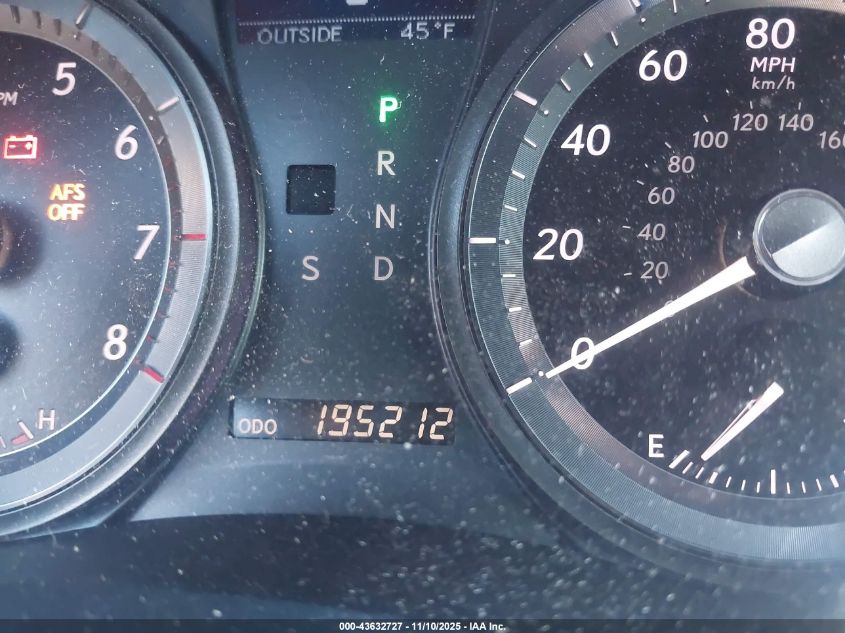 2009 Lexus Es 350 VIN: JTHBJ46G292308580 Lot: 43632727