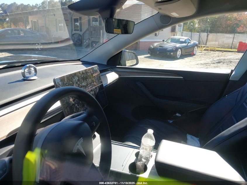 2023 Tesla Model Y Performance Dual Motor All-Wheel Drive VIN: 7SAYGDEFXPF942896 Lot: 43632781