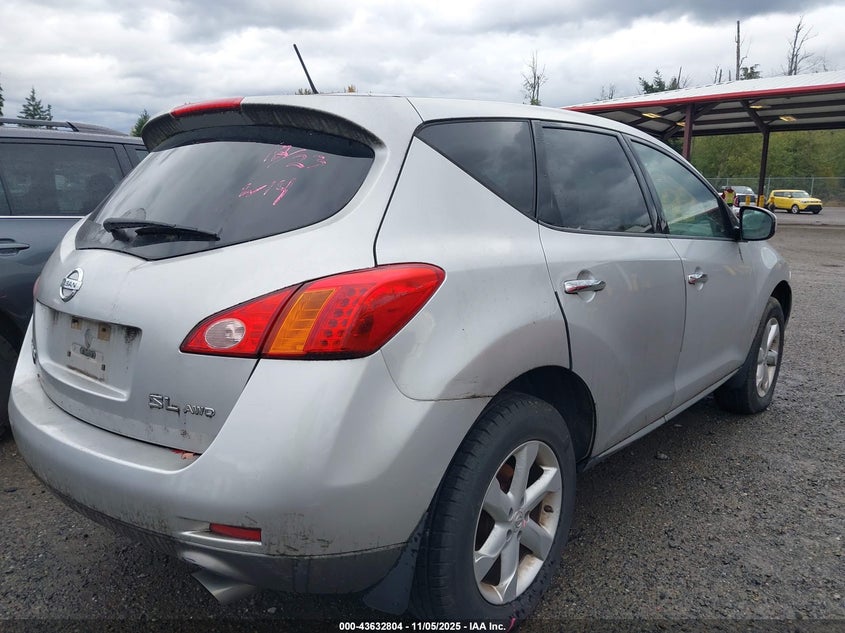 JN8AZ18W79W105738 2009 NISSAN MURANO photo no. 4
