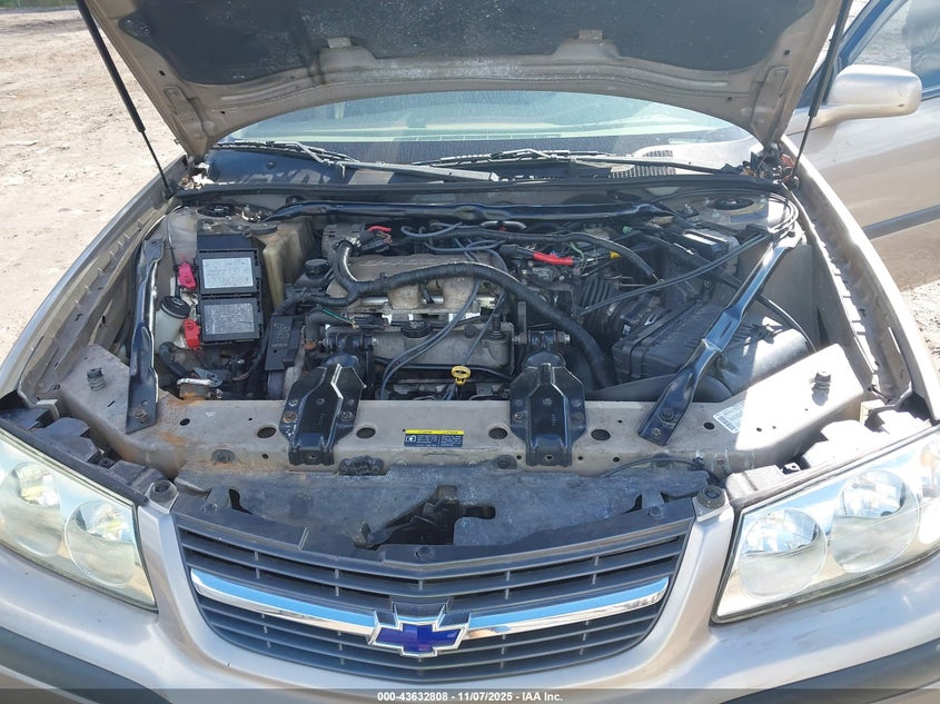 2002 Chevrolet Impala VIN: 2G1WF55E729283265 Lot: 43632808