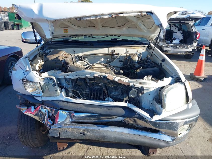 2002 Toyota Tundra Sr5 V8 VIN: 5TBBT44182S267017 Lot: 43632918