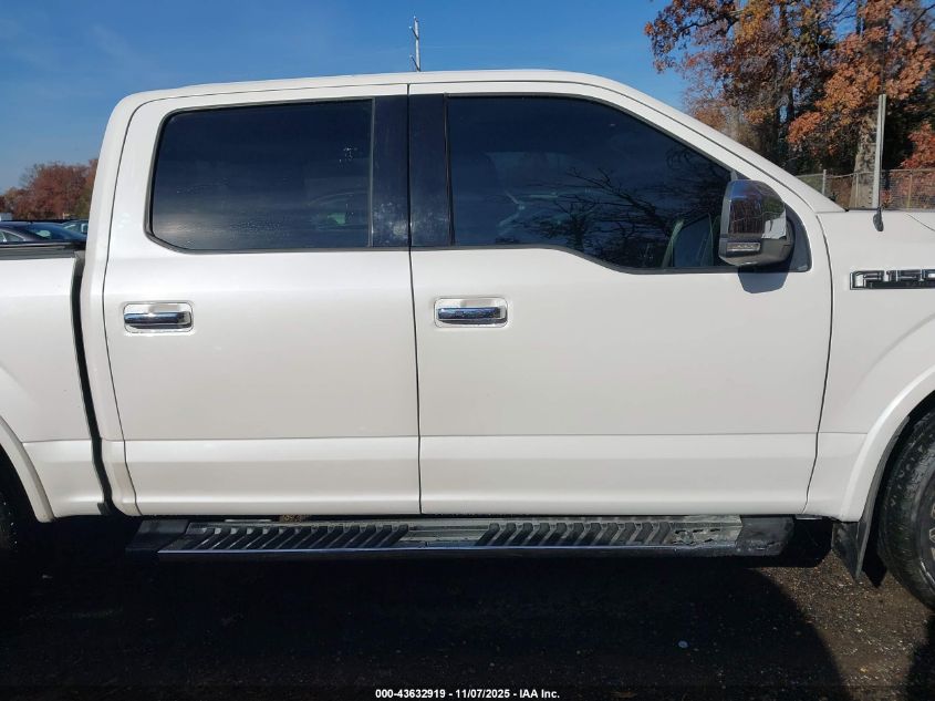 2015 Ford F-150 Lariat VIN: 1FTEW1EF0FFC87854 Lot: 43632919