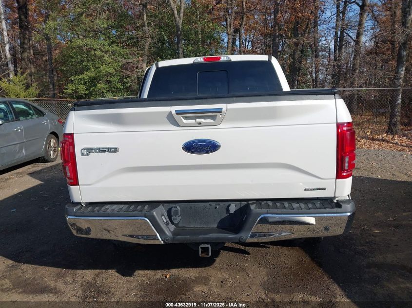 2015 Ford F-150 Lariat VIN: 1FTEW1EF0FFC87854 Lot: 43632919
