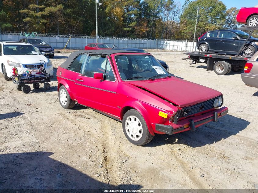 WVWCA0151GK023967 VOLKSWAGEN CABRIOLET Photo 1