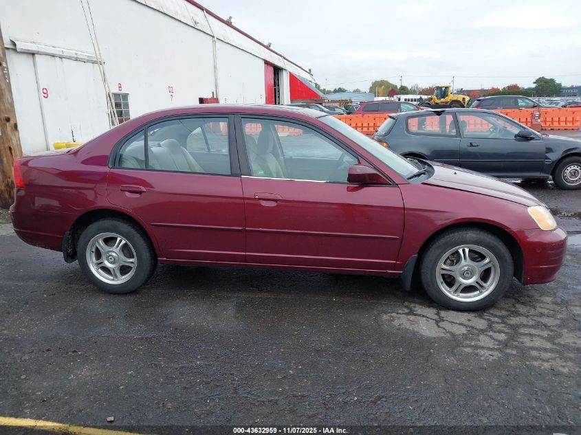 2002 Honda Civic Ex VIN: 2HGES26752H507198 Lot: 43632959