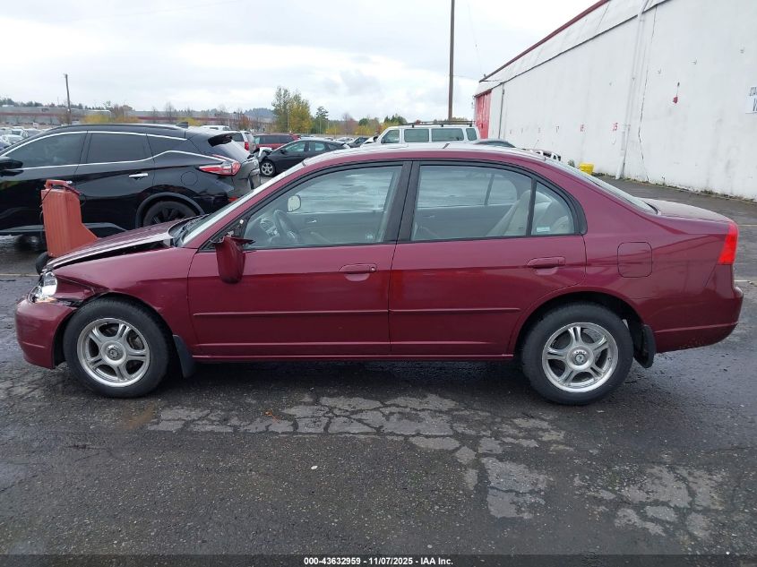 2002 Honda Civic Ex VIN: 2HGES26752H507198 Lot: 43632959