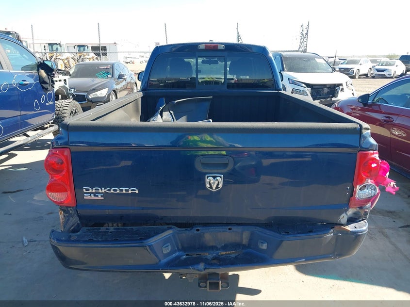 2007 Dodge Dakota Slt VIN: 1D7HE42K47S165760 Lot: 43632978