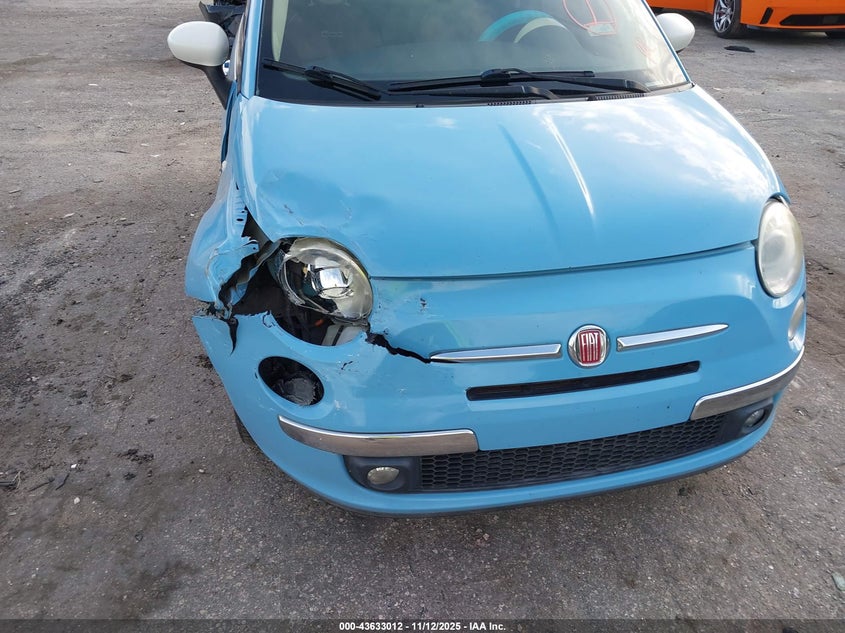 2015 Fiat 500 1957 Edition VIN: 3C3CFFCR1FT570727 Lot: 43633012