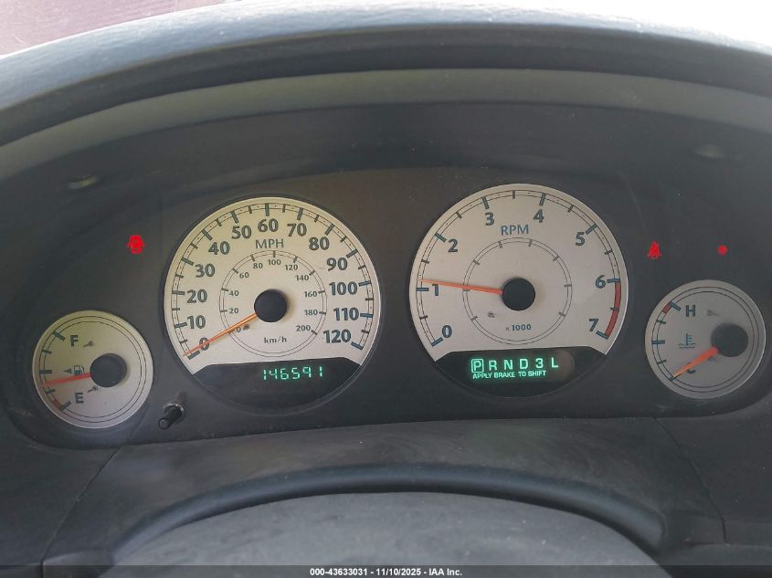 2005 Chrysler Town & Country Lx VIN: 2C4GP44R25R103041 Lot: 43633031