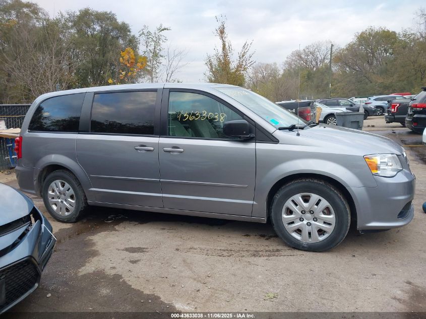 2014 Dodge Grand Caravan Se VIN: 2C4RDGBG3ER404616 Lot: 43633038