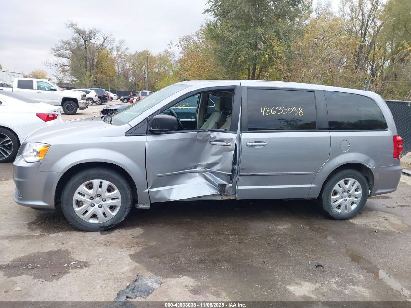 2014 Dodge Grand Caravan Se VIN: 2C4RDGBG3ER404616 Lot: 43633038