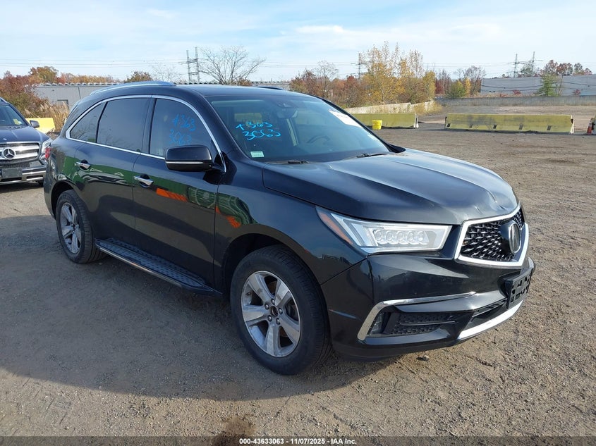 2017 Acura Mdx Technology Package VIN: 5FRYD4H58HB022225 Lot: 43633063