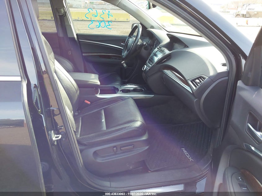 2017 Acura Mdx Technology Package VIN: 5FRYD4H58HB022225 Lot: 43633063