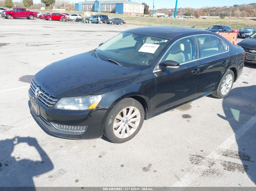 1VWBN7A31CC076922 2012 VOLKSWAGEN PASSAT photo no. 2