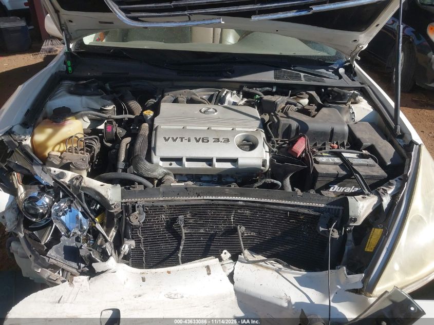 2005 Lexus Es 330 VIN: JTHBA30G055111046 Lot: 43633086