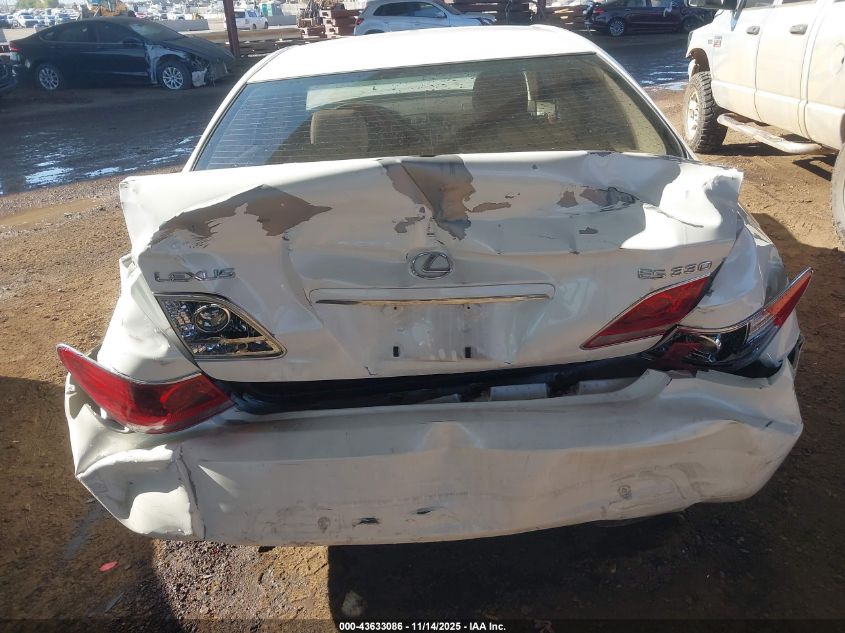 2005 Lexus Es 330 VIN: JTHBA30G055111046 Lot: 43633086