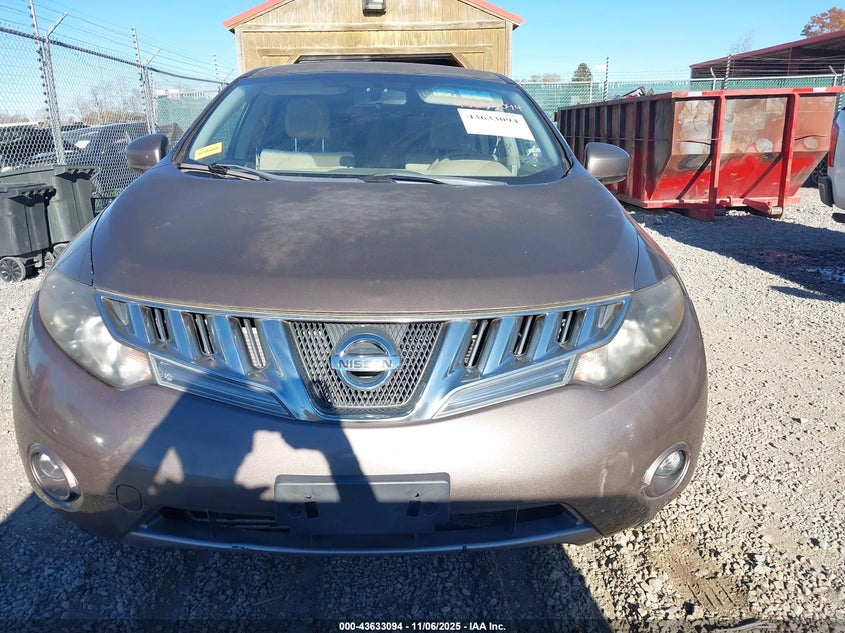 JN8AZ18W29W120809 2009 NISSAN MURANO photo no. 6