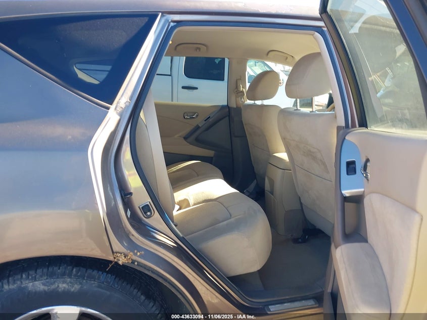 JN8AZ18W29W120809 2009 NISSAN MURANO photo no. 8