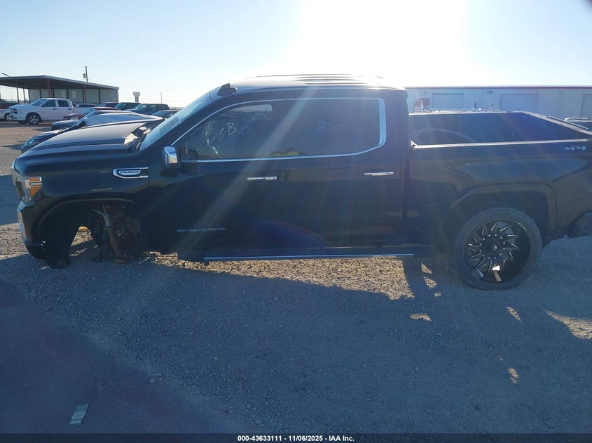 2019 GMC Sierra 1500 Slt VIN: 3GTU9DED4KG103088 Lot: 43633111