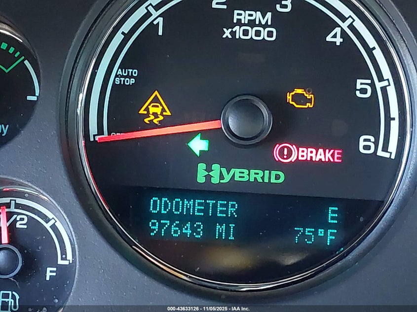 2009 GMC Yukon Hybrid VIN: 1GKFK13549R106157 Lot: 43633126