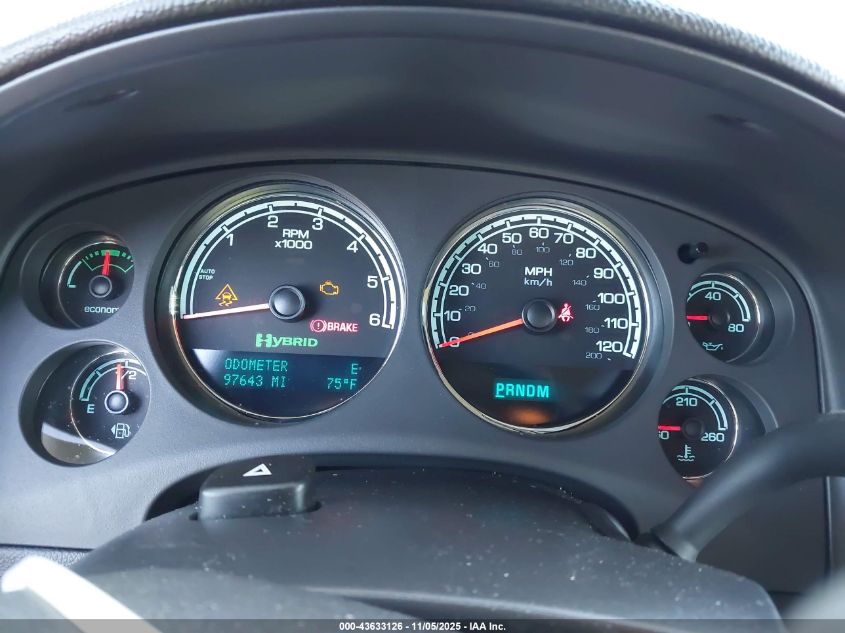 2009 GMC Yukon Hybrid VIN: 1GKFK13549R106157 Lot: 43633126