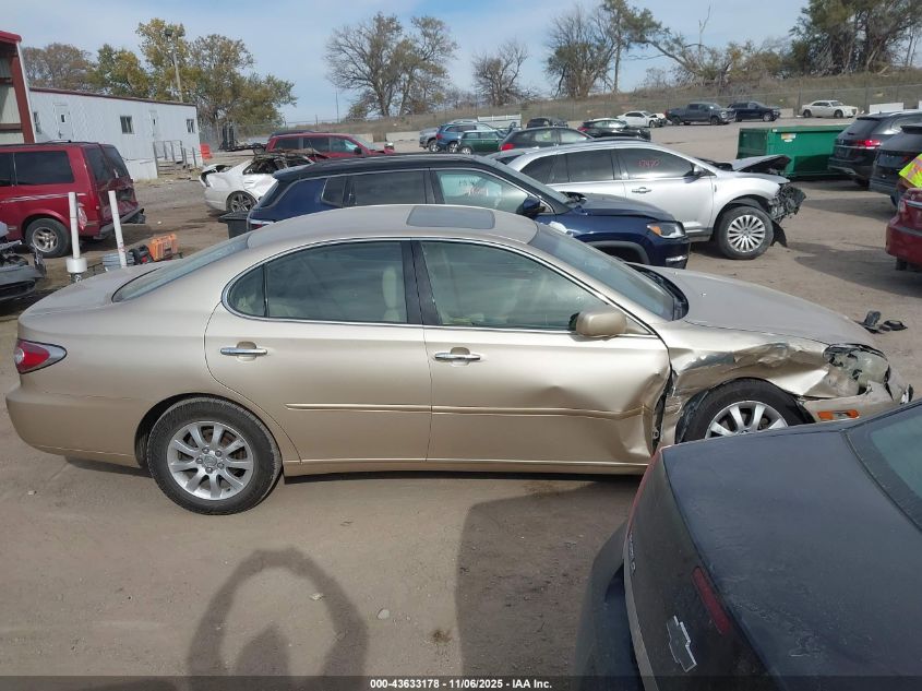 2003 Lexus Es 300 VIN: JTHBF30G236008283 Lot: 43633178