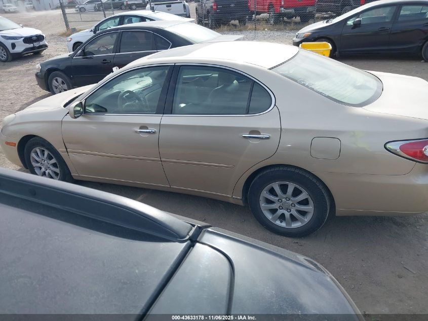 2003 Lexus Es 300 VIN: JTHBF30G236008283 Lot: 43633178