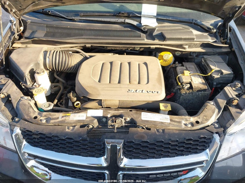 2016 Dodge Grand Caravan Sxt VIN: 2C4RDGCG5GR361902 Lot: 43633198