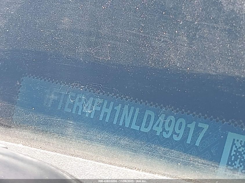 2022 Ford Ranger Xl VIN: 1FTER4FH1NLD49917 Lot: 43633204