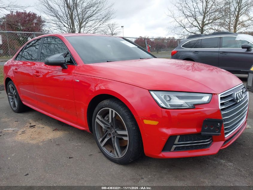 2017 Audi A4 2.0T Premium VIN: WAUENAF46HN012558 Lot: 43633221