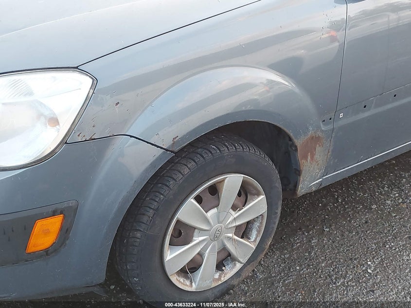 2006 Kia Rio Lx VIN: KNADE123866172070 Lot: 43633224