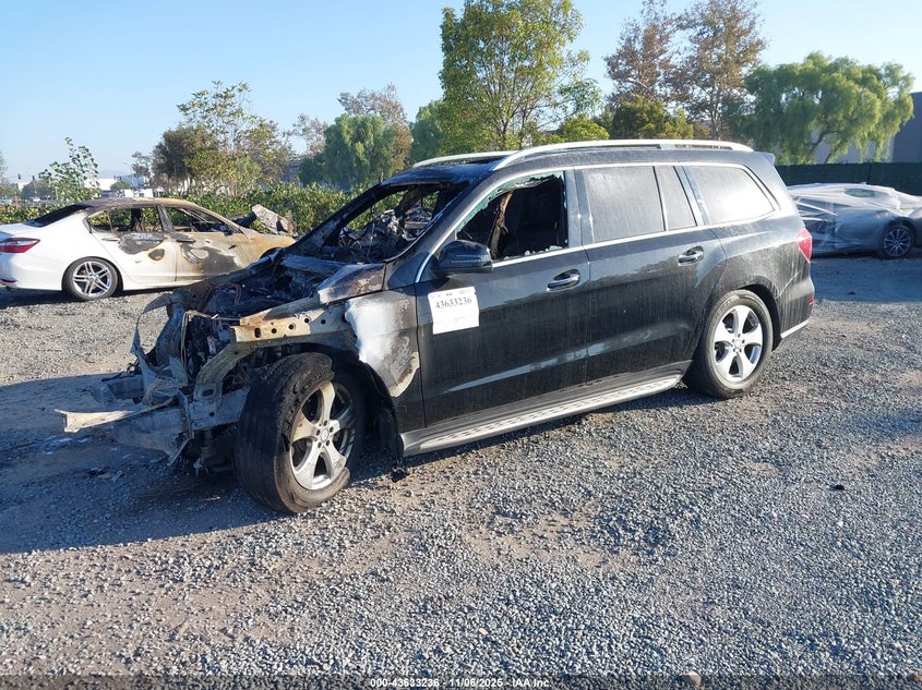 2017 Mercedes-Benz Gls 450 4Matic VIN: 4JGDF6EE7HA939557 Lot: 43633236