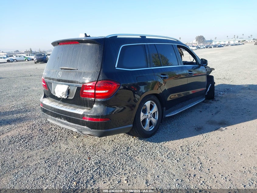2017 Mercedes-Benz Gls 450 4Matic VIN: 4JGDF6EE7HA939557 Lot: 43633236