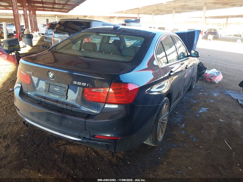 2014 BMW 328I xDrive VIN: WBA3B5C52EP542966 Lot: 43633262